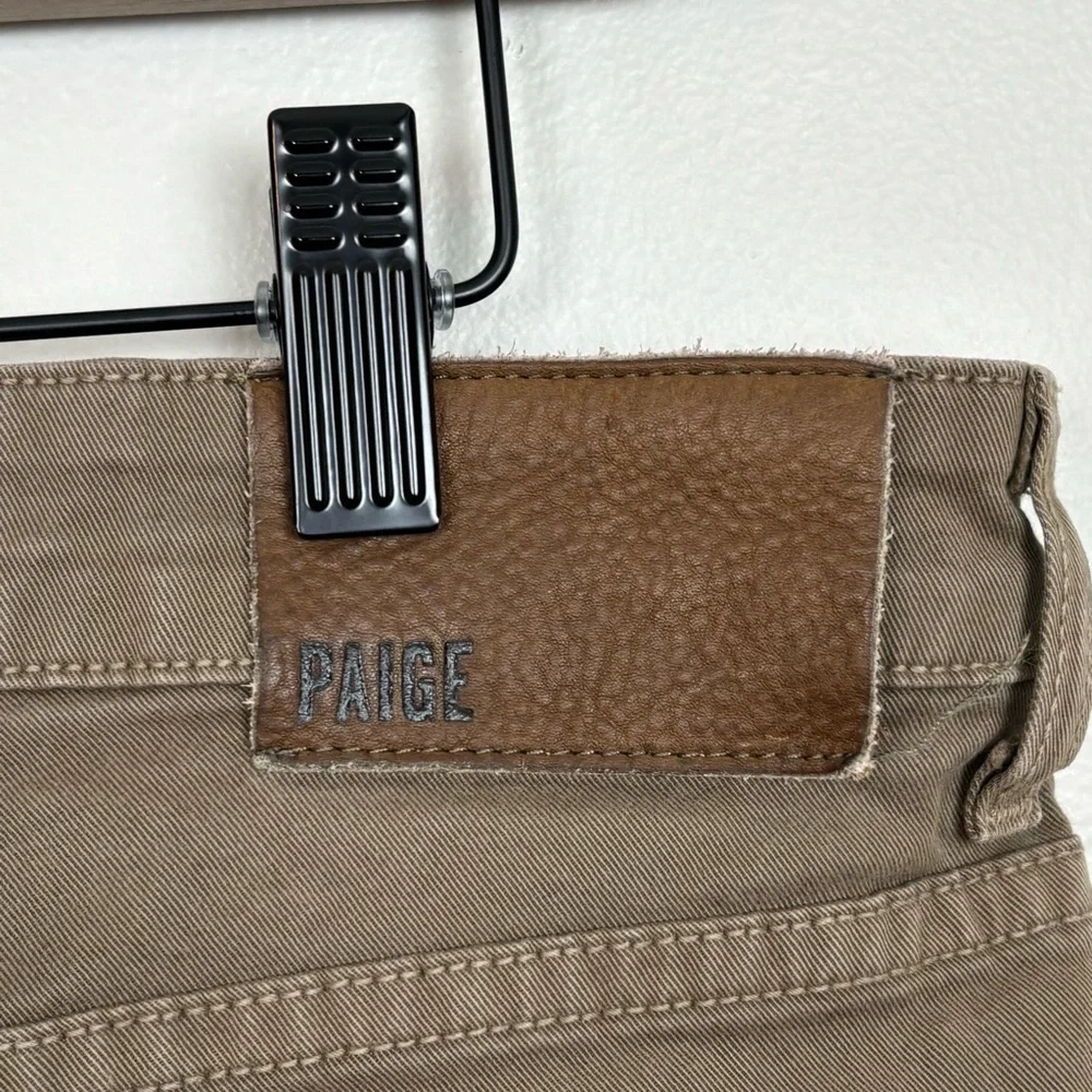 Paige Jeans Mens 34 Brown Normandie Straight Leg Made In USA 5 Pocket Denim